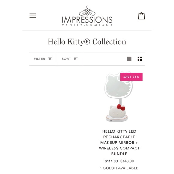 Hello Kitty LED Vanity Mirror - Picture 7 of 10